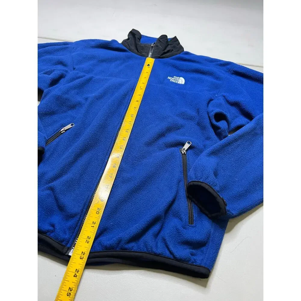 Vintage 90s The North‎ Face Sherpa Fleece Blue Jacket Size Medium - outdoors Y2K